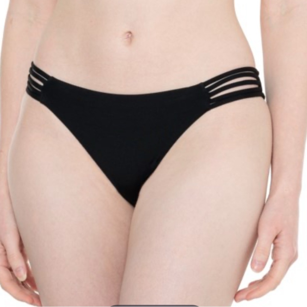 Seafolly Black Strappy Panties
